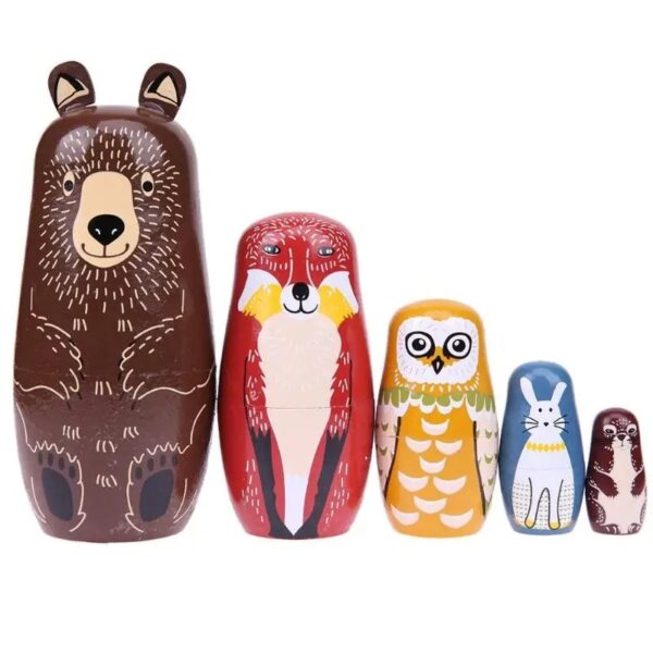 Charming Matryoshka Nesting Dolls: Handmade and Painted with Love